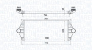 351319204600 Chladič turba MAGNETI MARELLI