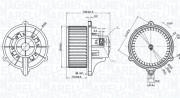 069412384010 vnitřní ventilátor MAGNETI MARELLI