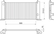 350213188000 Chladič, chlazení motoru MAGNETI MARELLI