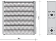 350218258000 Výměník tepla, vnitřní vytápění MAGNETI MARELLI