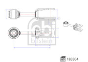 183304 Tyč/vzpěra, stabilizátor FEBI BILSTEIN