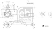 184966 Hlava příčného táhla řízení FEBI BILSTEIN