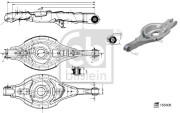 185608 Řídicí páka, zavěšení kol FEBI BILSTEIN