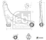 185905 Řídicí páka, zavěšení kol FEBI BILSTEIN