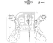 186460 Řídicí páka, zavěšení kol FEBI BILSTEIN