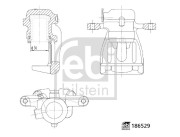 186529 Brzdový třmen FEBI BILSTEIN