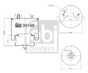 39148 Mech, pneumaticke odpruzeni FEBI BILSTEIN