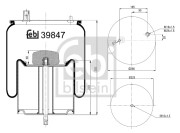 39847 Mech, pneumaticke odpruzeni FEBI BILSTEIN