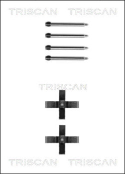 8105 101590 Sada prislusenstvi, oblozeni kotoucove brzdy TRISCAN