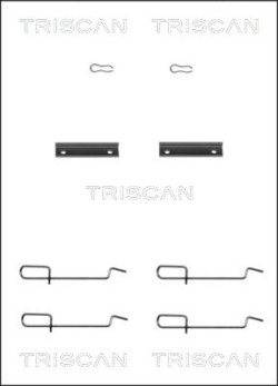 8105 101592 Sada prislusenstvi, oblozeni kotoucove brzdy TRISCAN