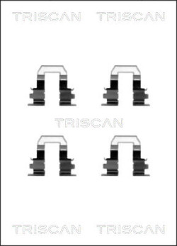 8105 131628 Sada prislusenstvi, oblozeni kotoucove brzdy TRISCAN