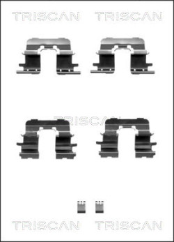 8105 131631 Sada prislusenstvi, oblozeni kotoucove brzdy TRISCAN
