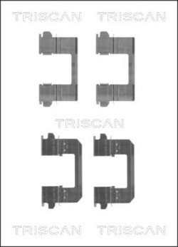 8105 141601 Sada prislusenstvi, oblozeni kotoucove brzdy TRISCAN