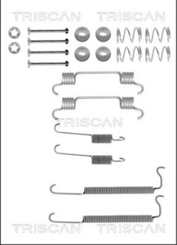 8105 212002 Sada příslušenství, brzdové čelisti TRISCAN