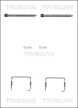 8105 251595 Sada prislusenstvi, oblozeni kotoucove brzdy TRISCAN