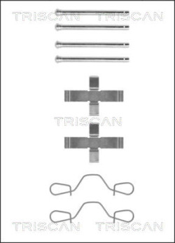 8105 291410 Sada prislusenstvi, oblozeni kotoucove brzdy TRISCAN