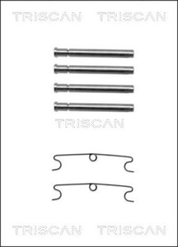 8105 291601 Sada prislusenstvi, oblozeni kotoucove brzdy TRISCAN