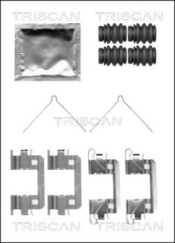 8105 401620 Sada prislusenstvi, oblozeni kotoucove brzdy TRISCAN