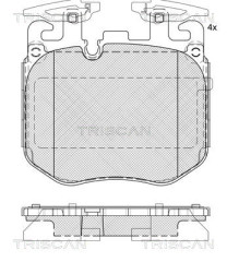 8110 11066 Sada brzdových destiček, kotoučová brzda TRISCAN