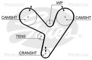 8645 5366xs Ozubený řemen rozvodů TRISCAN