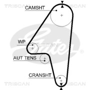 8645 5597xs Ozubený řemen rozvodů TRISCAN