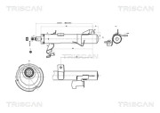 8705 50102 Tlumič pérování TRISCAN