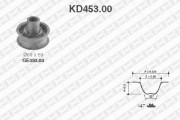 KD453.00 ozubení,sada rozvodového řemene SNR