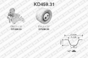 KD459.31 ozubení,sada rozvodového řemene SNR