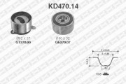 KD470.14 ozubení,sada rozvodového řemene SNR