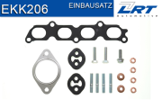 EKK206 montazni sada, vyfukove potrubi LRT