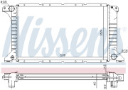62249A Chladič, chlazení motoru NISSENS