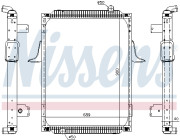 63788A Chladič, chlazení motoru NISSENS