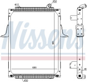 637892 Chladič, chlazení motoru NISSENS