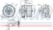 87385 vnitřní ventilátor NISSENS