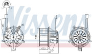 87612 vnitřní ventilátor NISSENS