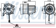 87621 vnitřní ventilátor NISSENS