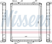 63849A Chladič, chlazení motoru NISSENS