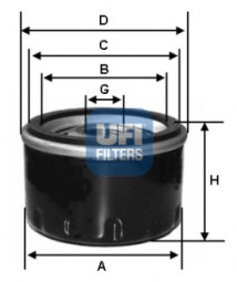 23.218.00 Hydraulický filtr, automatická převodovka UFI