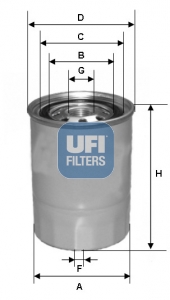 24.339.00 Palivový filtr UFI