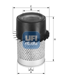 27.132.00 Vzduchový filtr UFI