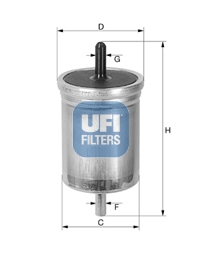 31.513.00 Palivový filtr UFI