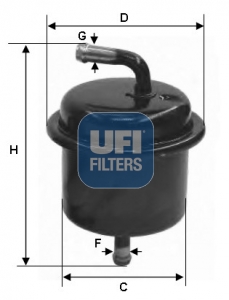 31.543.00 Palivový filtr UFI