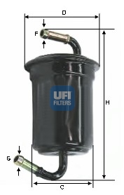 31.636.00 Palivový filtr UFI