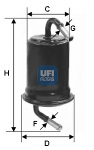 31.639.00 Palivový filtr UFI