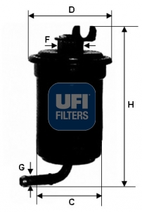 31.695.00 Palivový filtr UFI