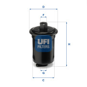 31.712.00 Palivový filtr UFI