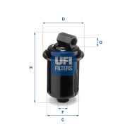 31.749.00 Palivový filtr UFI