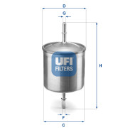 31.846.00 Palivový filtr UFI