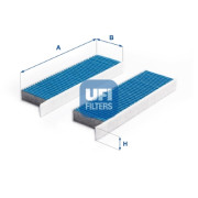 34.404.00 Filtr, vzduch v interiéru UFI