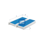 34.254.00 Filtr, vzduch v interiéru UFI